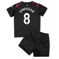 Fotbalové Dres Manchester City Ilkay Gundogan #8 Dětské Venkovní 2022-23 Krátký Rukáv (+ trenýrky)